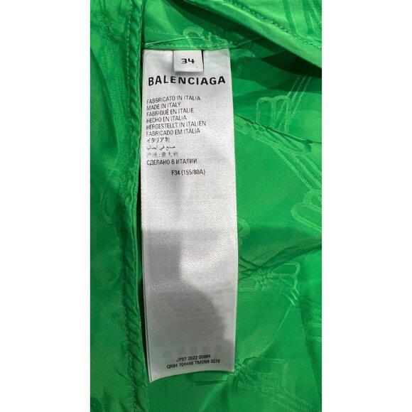 BALENCIAGA Wrap-Front BB-Jacquard Dress Size FR 34/ S - Picture 12 of 12